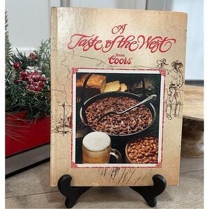 Vintage Coors Beer 'A Taste of the West' Cookbook Hardcover Western Cookbook